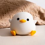 Doudou Duck Bedroom Bedside Charging With Sleeping Night Light Timing Table Lamp