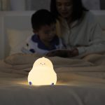 Children's Cute Cartoon Big Belly Dragon Silicone Patting Night Light