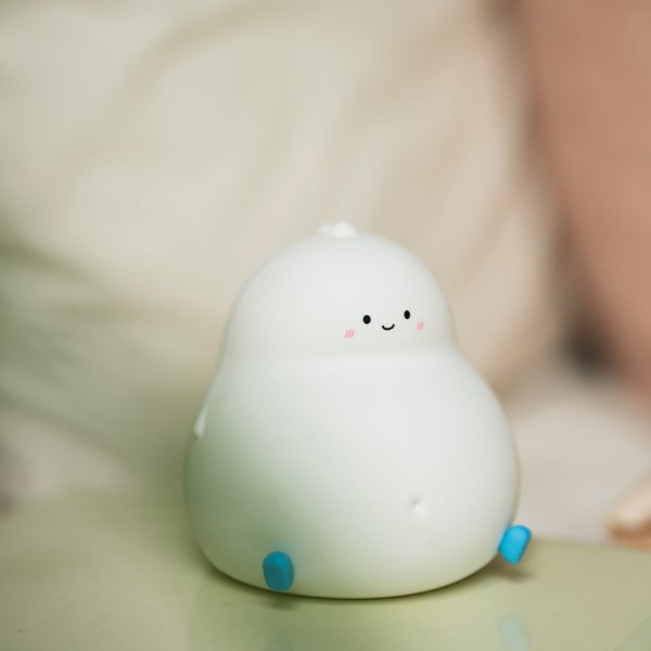 Children's Cute Cartoon Big Belly Dragon Silicone Patting Night Light